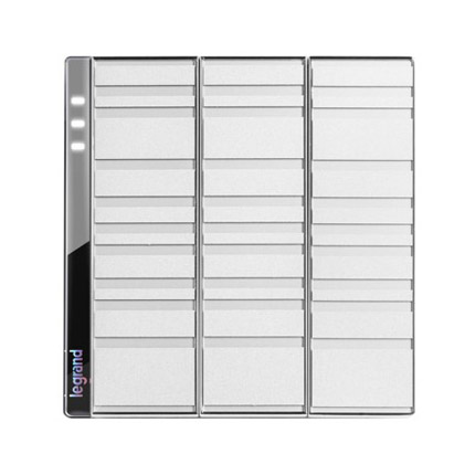 羅格朗legrand10AX三位單極帶LED開關-晶灰紋 羅格朗legrand10AX三位單極帶LED開關-晶灰紋