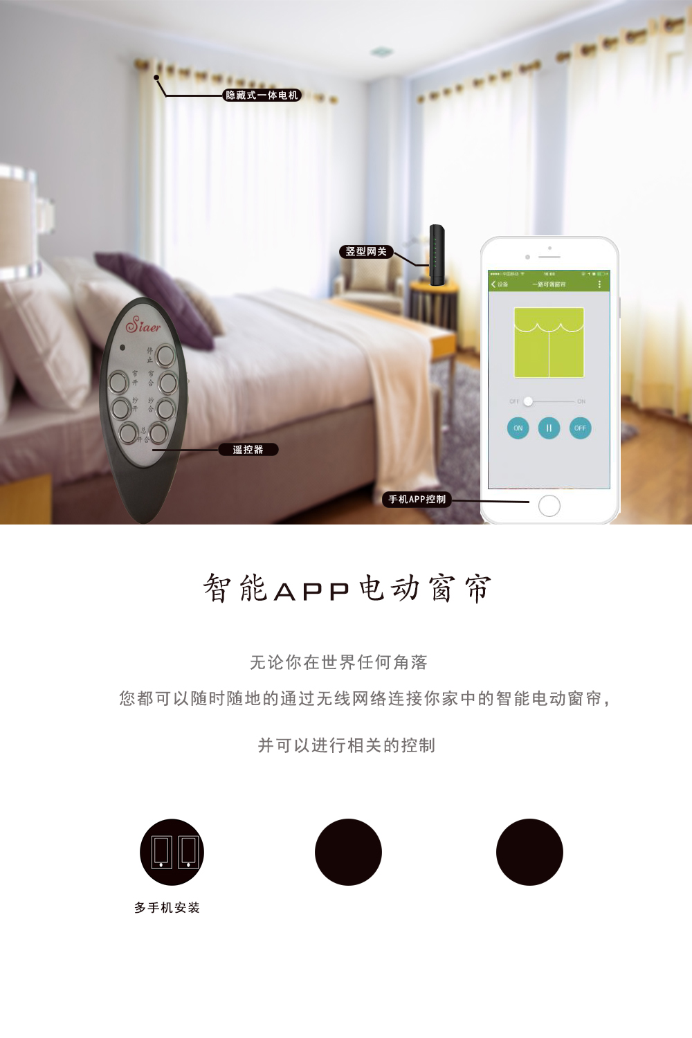 電動(dòng)窗簾系統(tǒng)